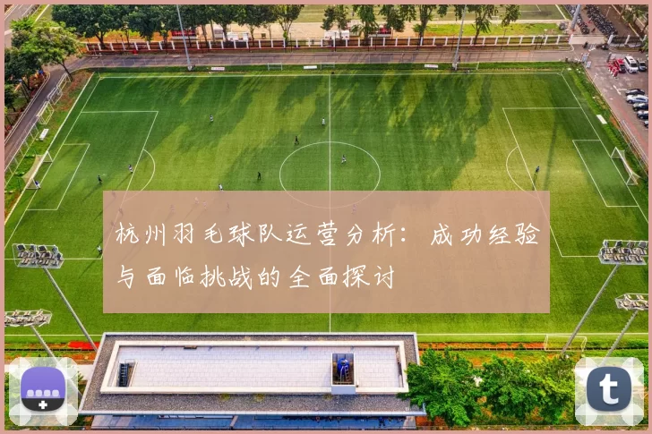 杭州羽毛球队运营分析：成功经验与面临挑战的全面探讨